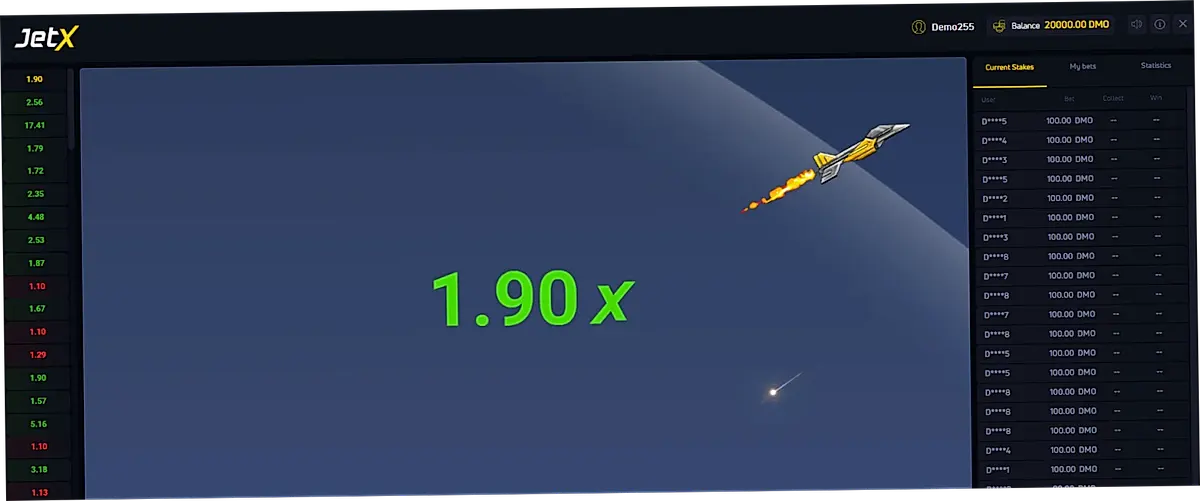 JetX slot RTP and technical details