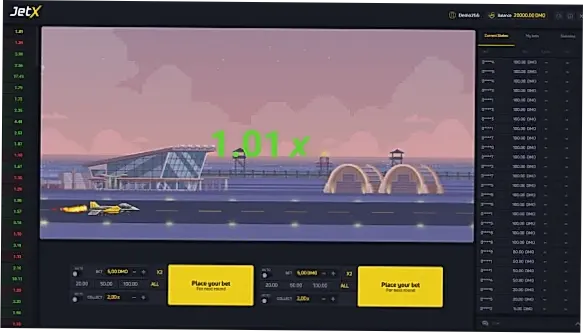 JetX gameplay screenshot – multiplier climbing